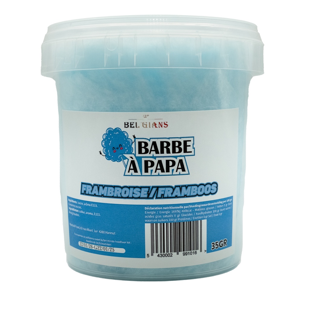 Barbe à Papa Framboise Bel'Gians 35 gr