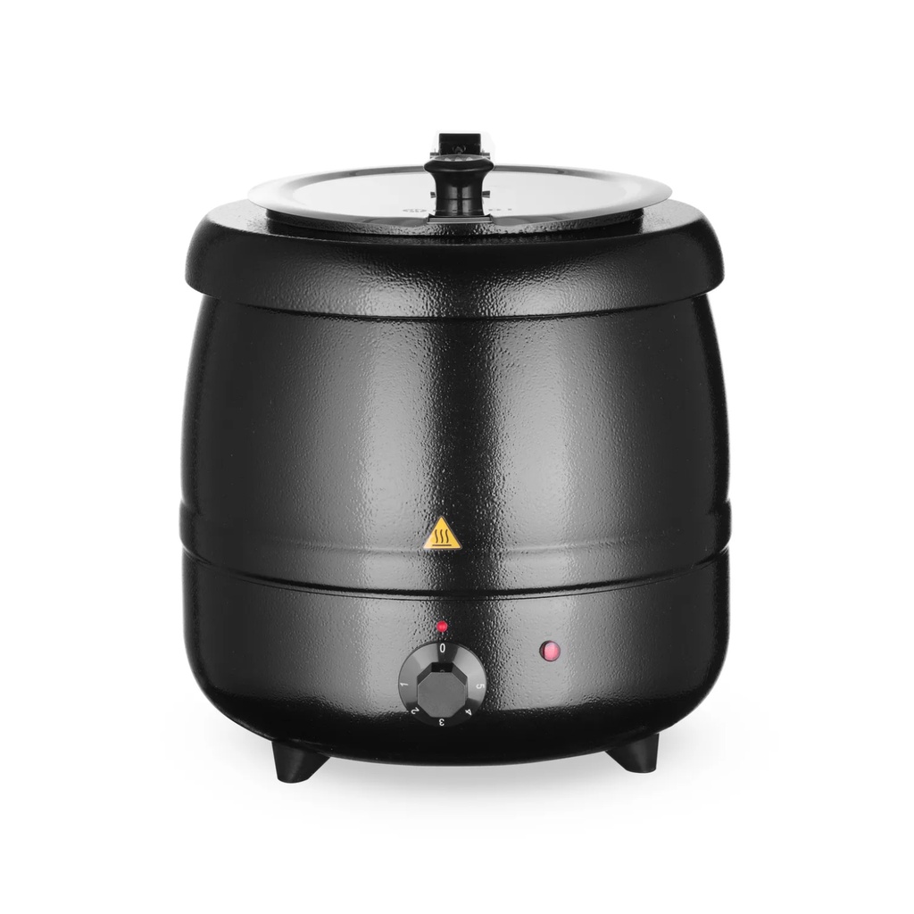 860083 Marmite à Soupe Noir Hendi 8 L