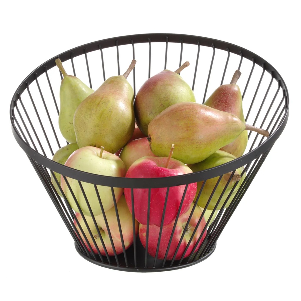 427071 Panier à Fruit Incliné noir - Hendi - 300 x 205 mm