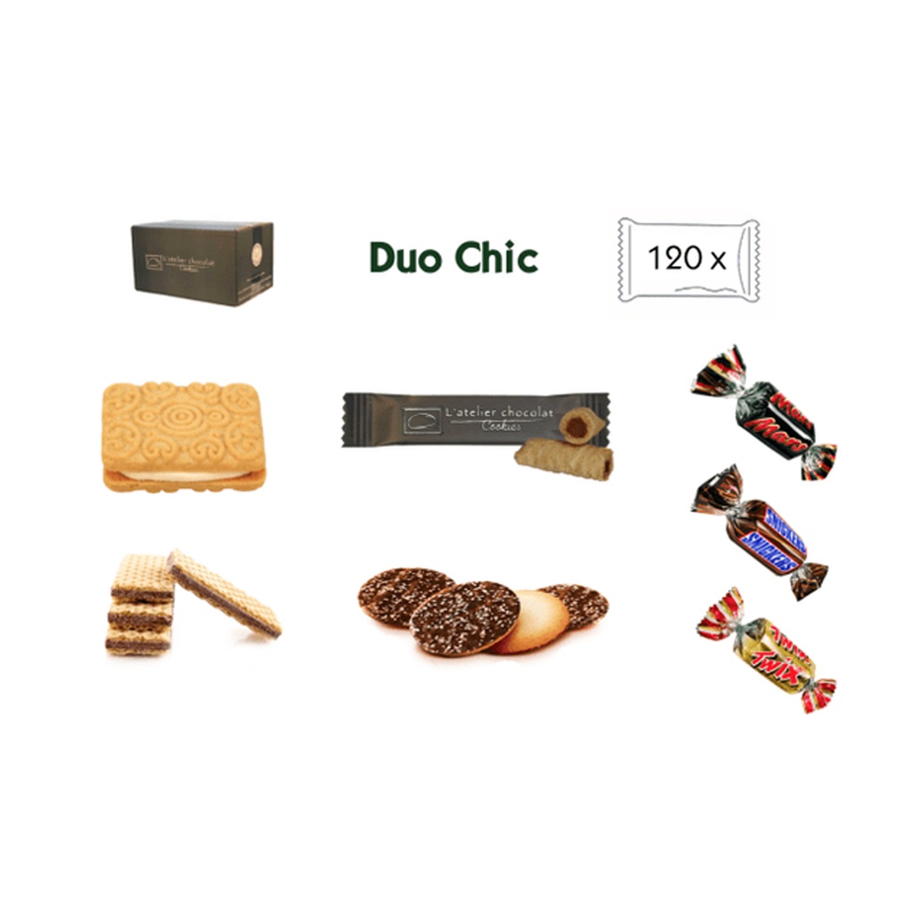Duo Chic Mélange Atelier Chocolat 120 pcs