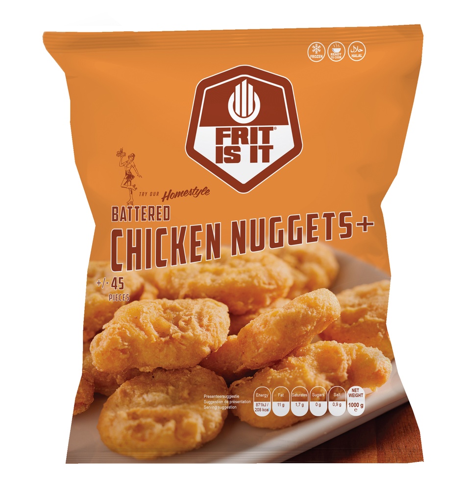Nuggets de Poulet + Frit is it 1 kg