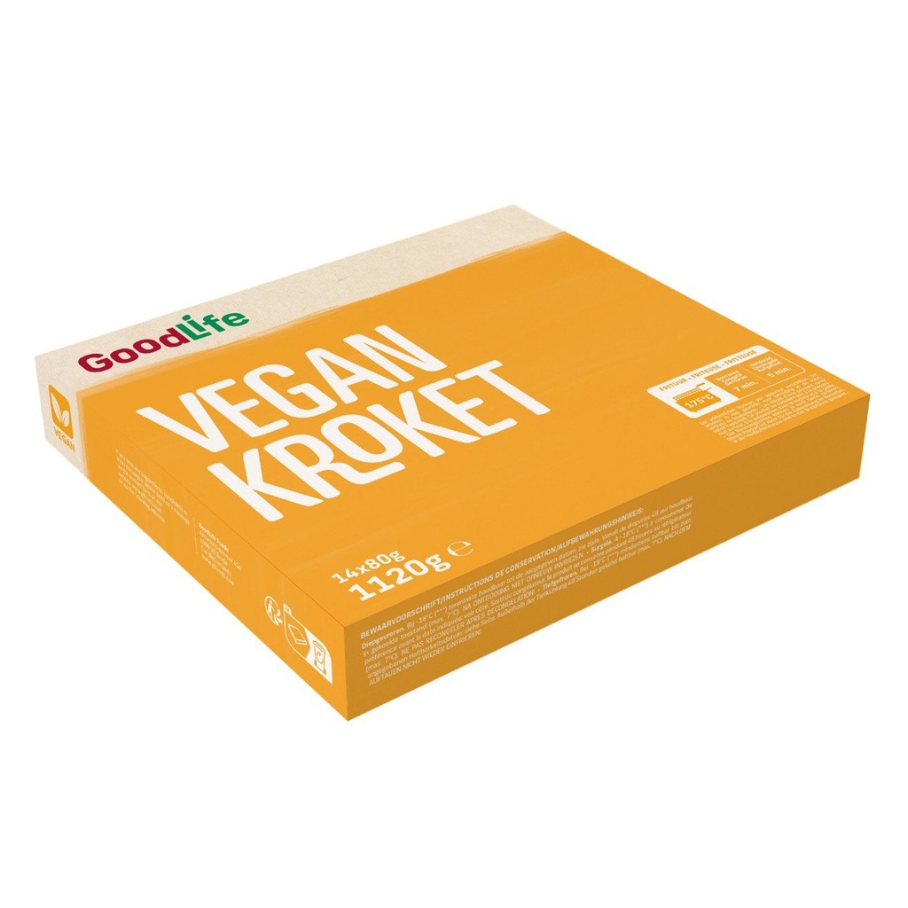 Vegan Kroket Goodlife 14 x 80 gr