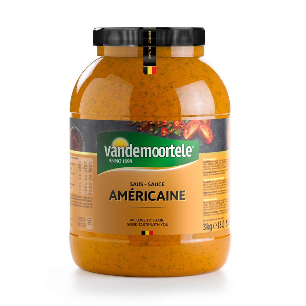 Américaine Vandemoortele Pet 3 kg