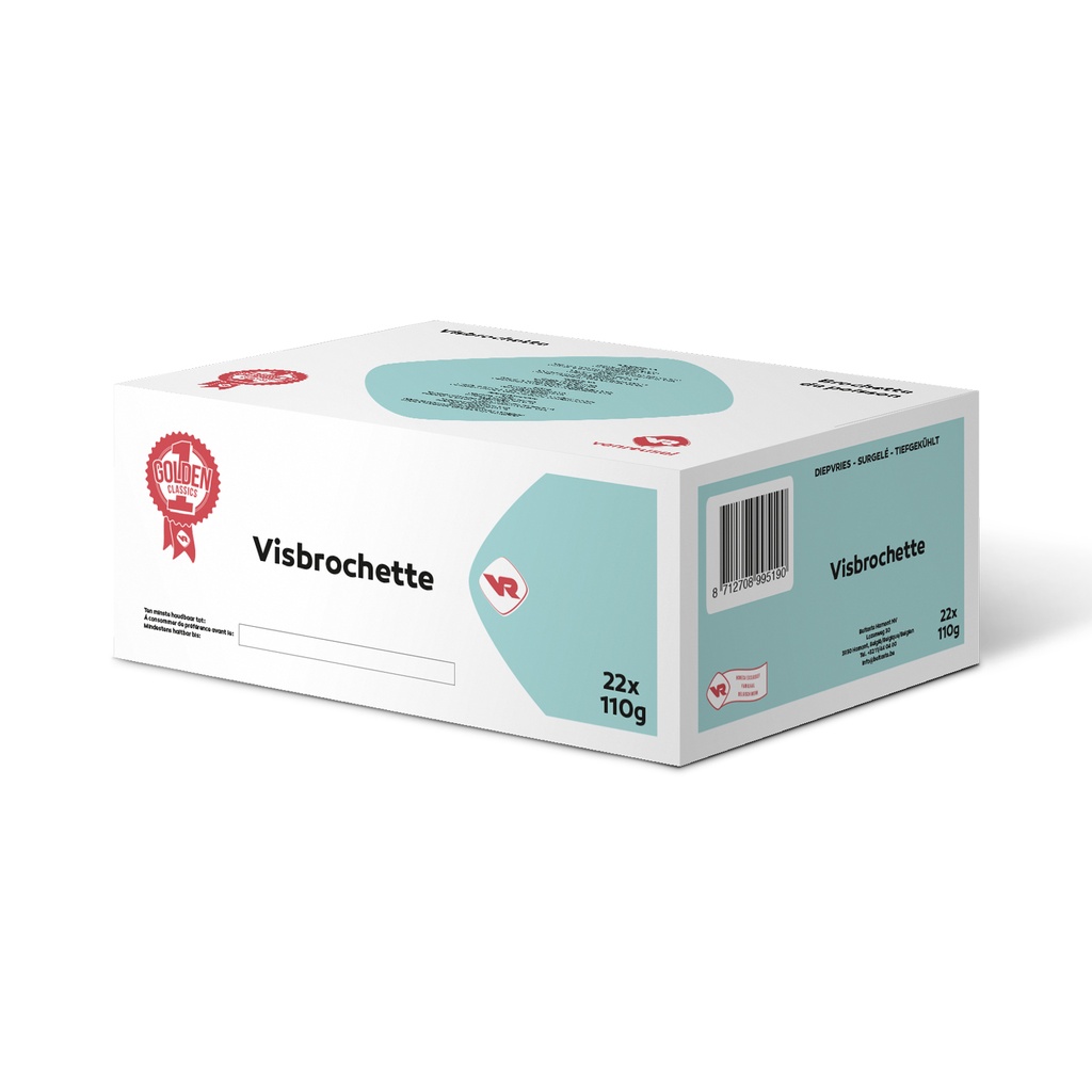 Brochette de poisson Vanreusel 22 x 110 gr