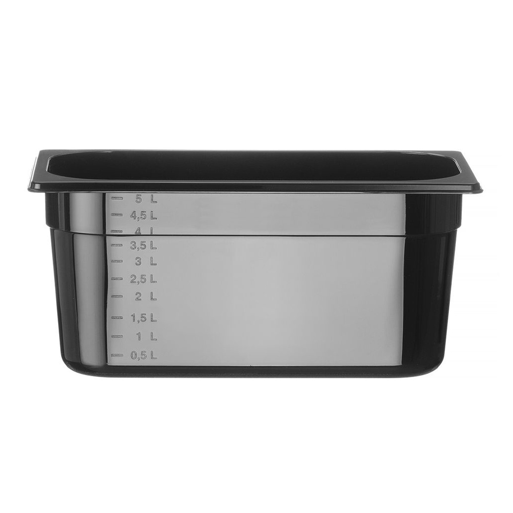 Gastro Bac 1/3 - 150Mm - Pc Noir - Hendi - 862513