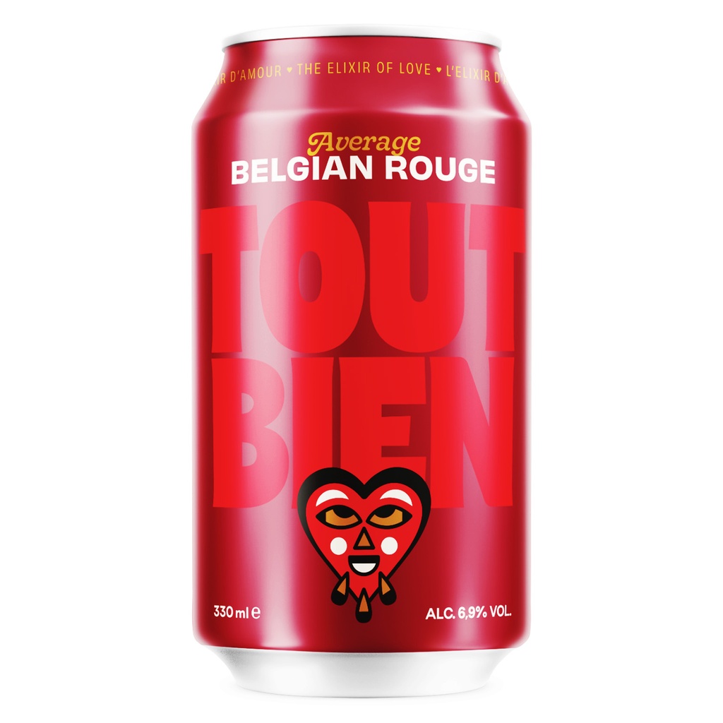 Tout Bien Rouge Cannette 6 x 4 x 33 cl