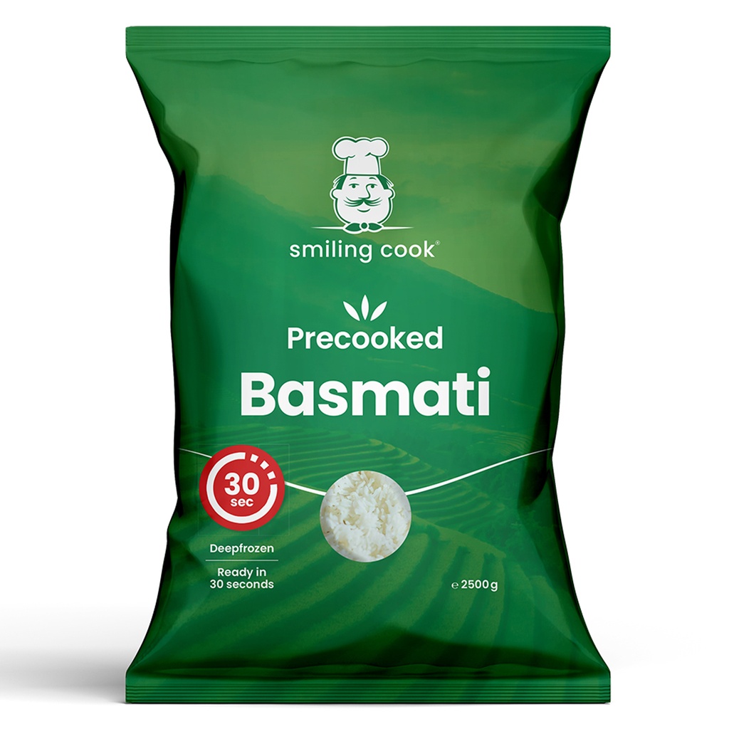 Riz Basmati précuite Smiling Cook 2,5 kg
