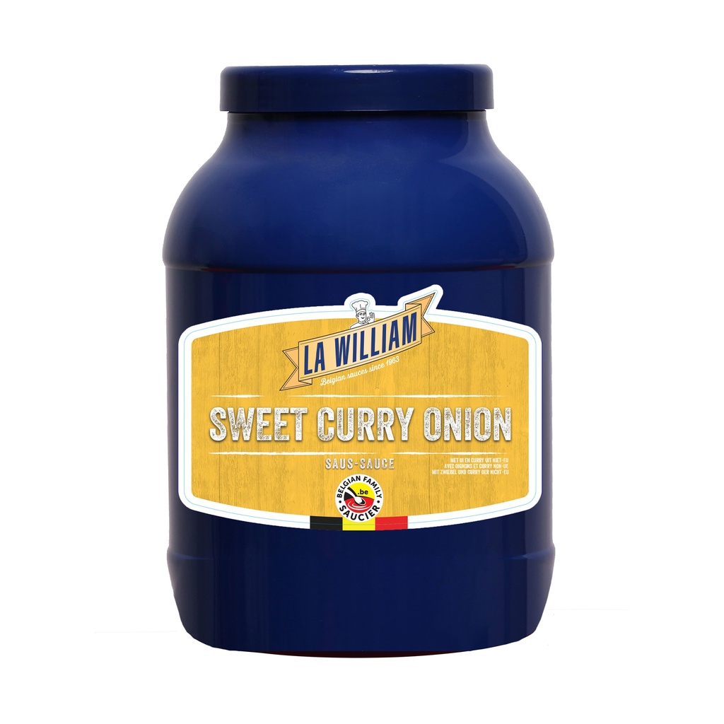 Sweet Curry-Onion Sauce La William Pet 3 L