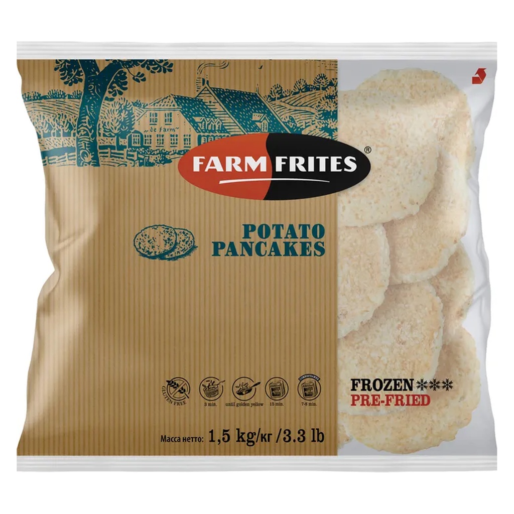 Potato Pancakes Farm Frites (sans gluten) 1,5 kg