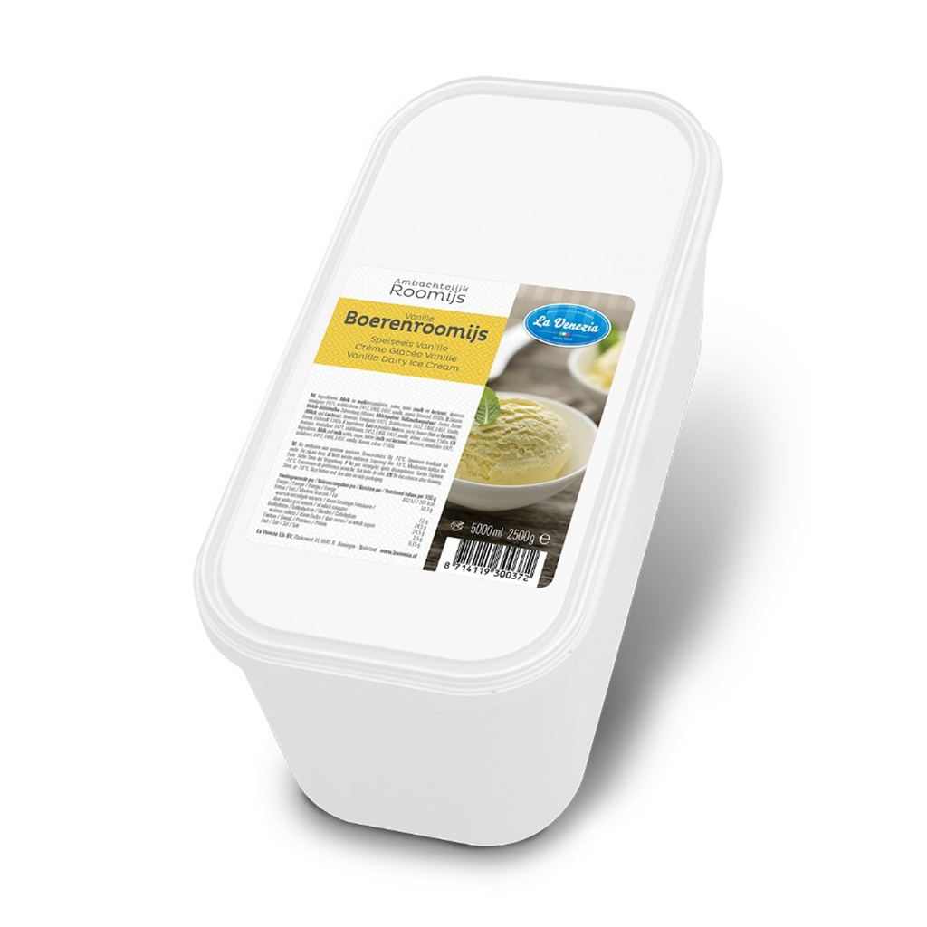 Crème Glacéee Crème Fermière La Venezia 5 L