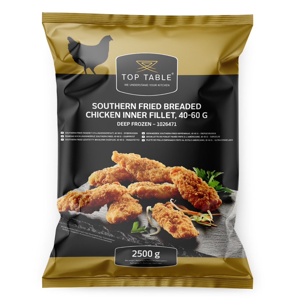 1026471 Tenders Aiguillettes Américaine 40-60 gr Top Table 2,5 kg 