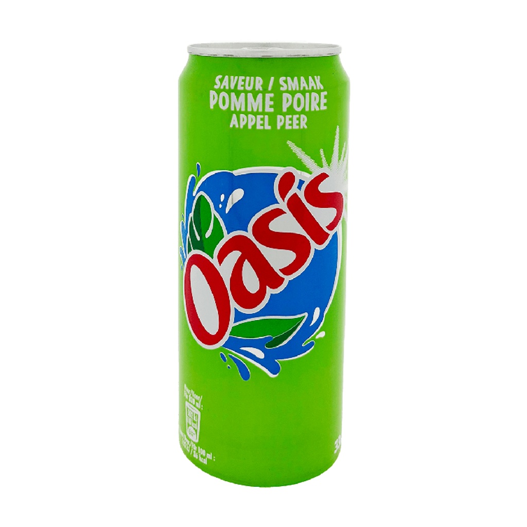 Oasis Fruity Pomme Poire Slim Can 24 x 33 cl 