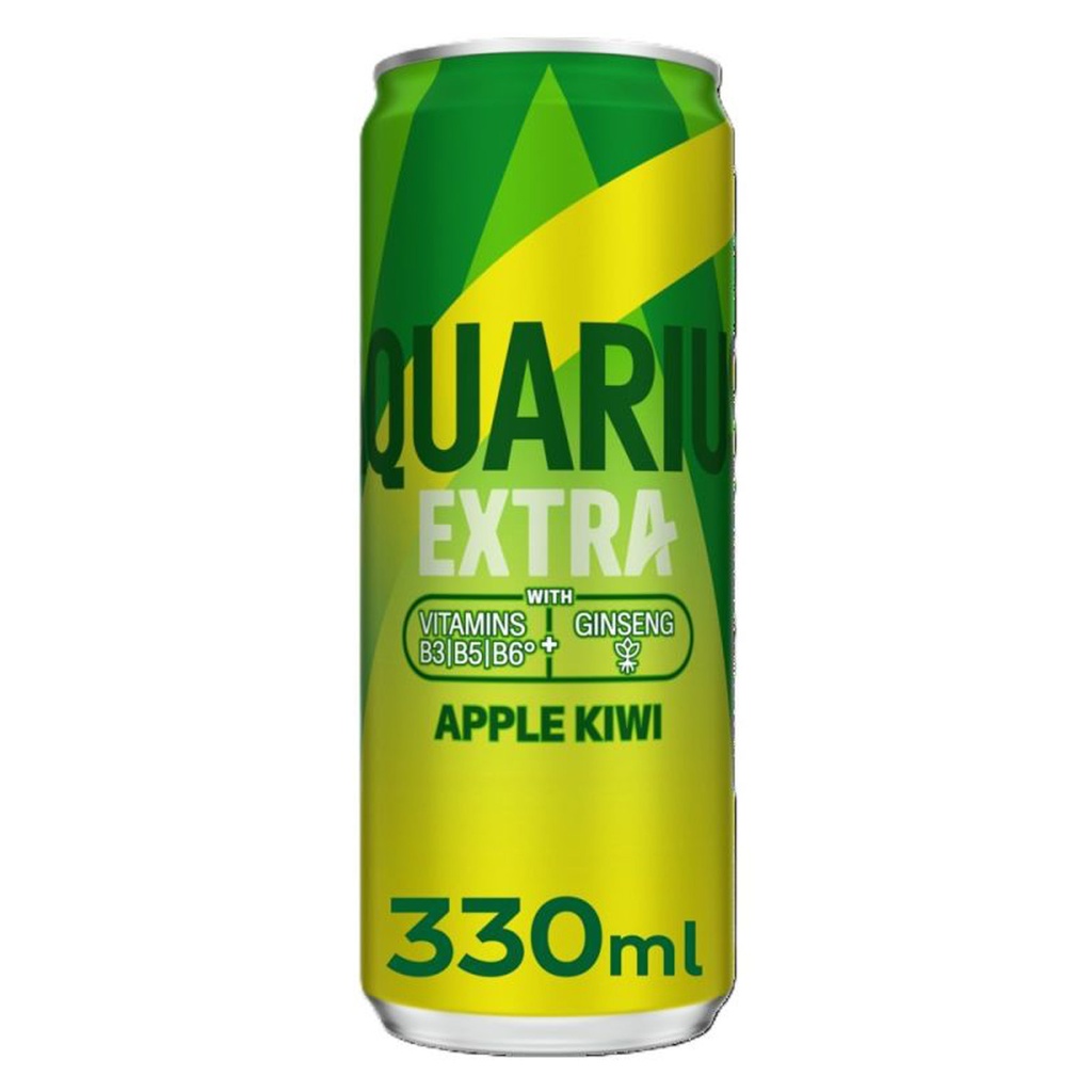 Aquarius Extra Pomme/Kiwi Canette 24 x 33cl