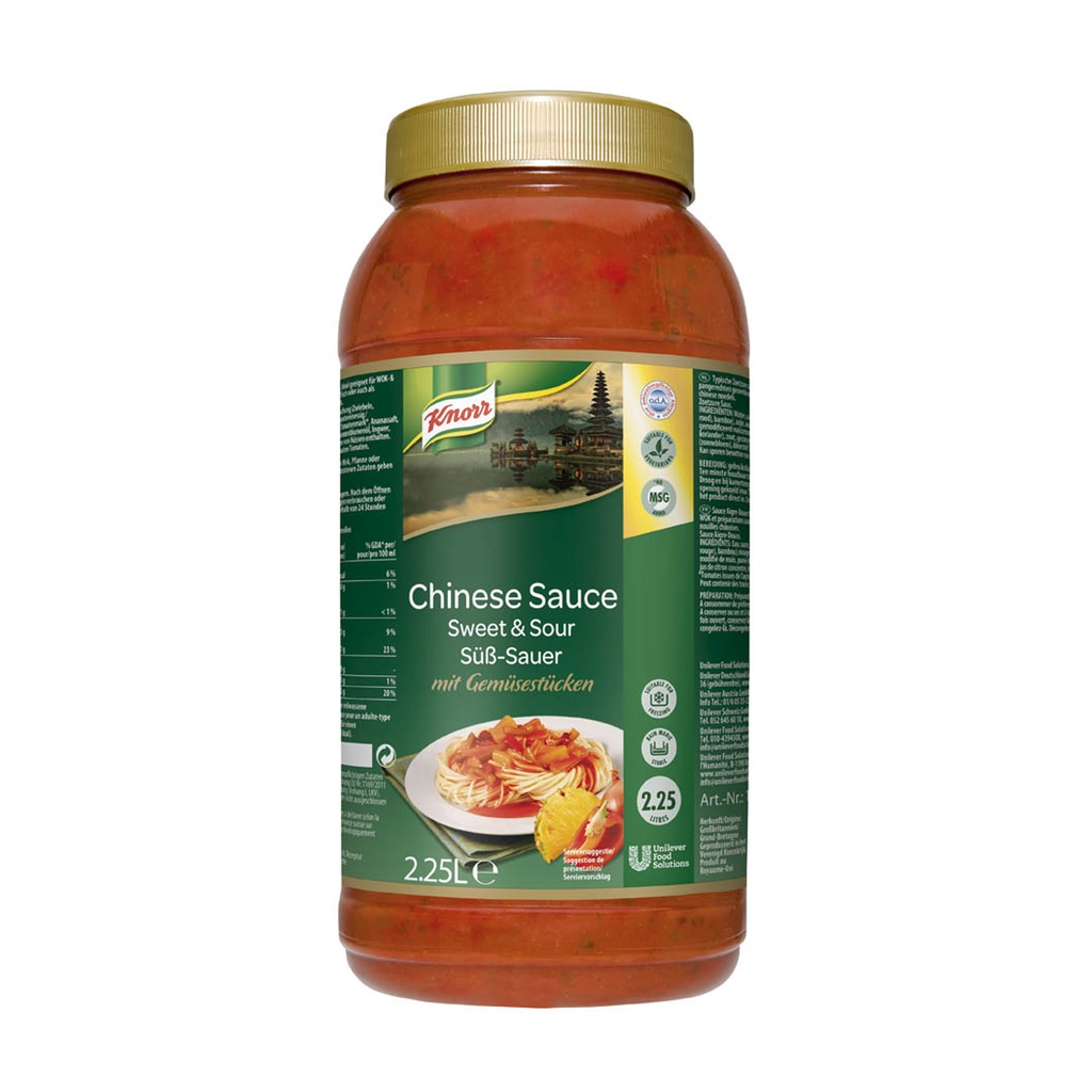 Sauce Chinoise Sweet & Sour Prête à l'emploi Knorr 2,20 L