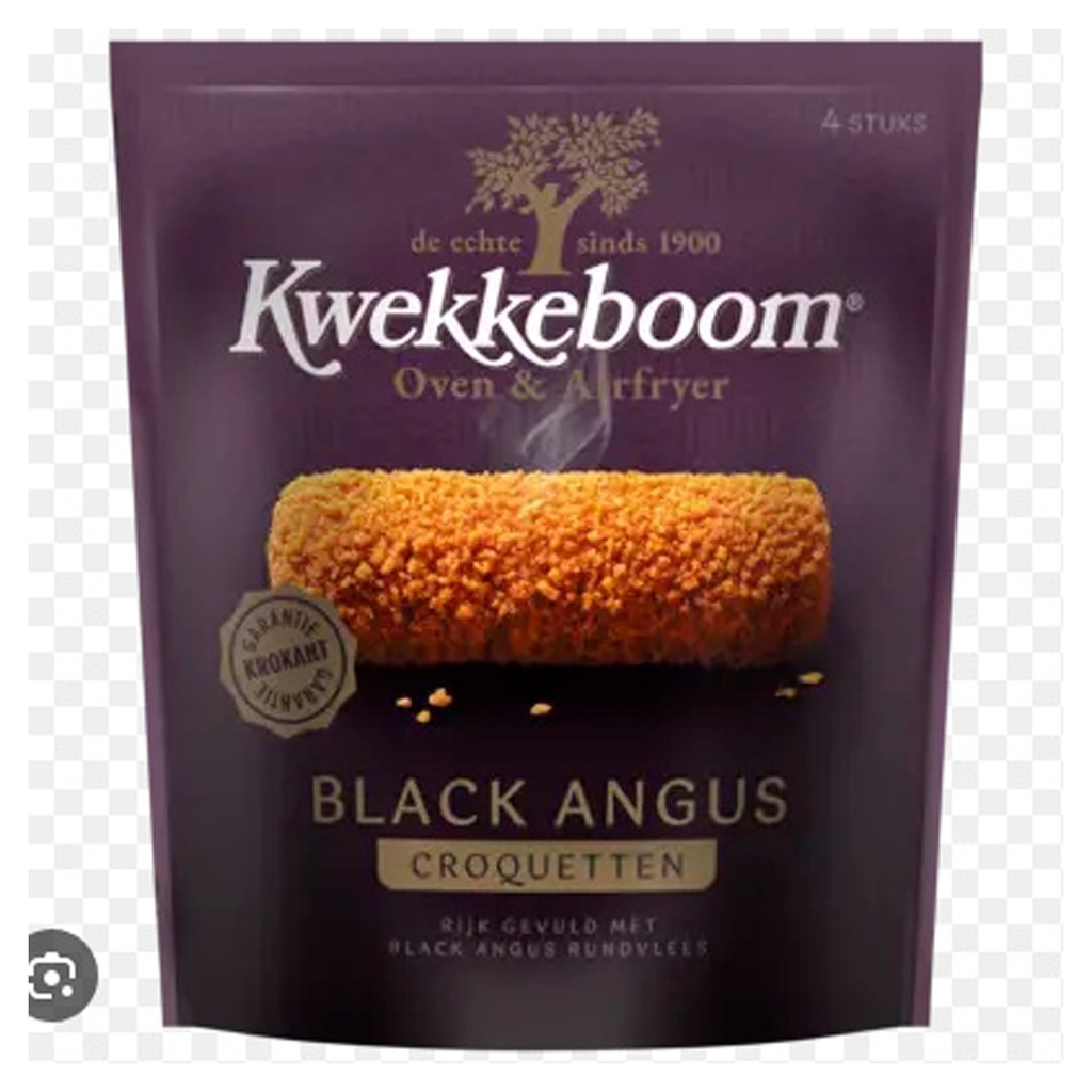 Four Black Angus Croquettes Buitenhuis 4 x 75 gr
