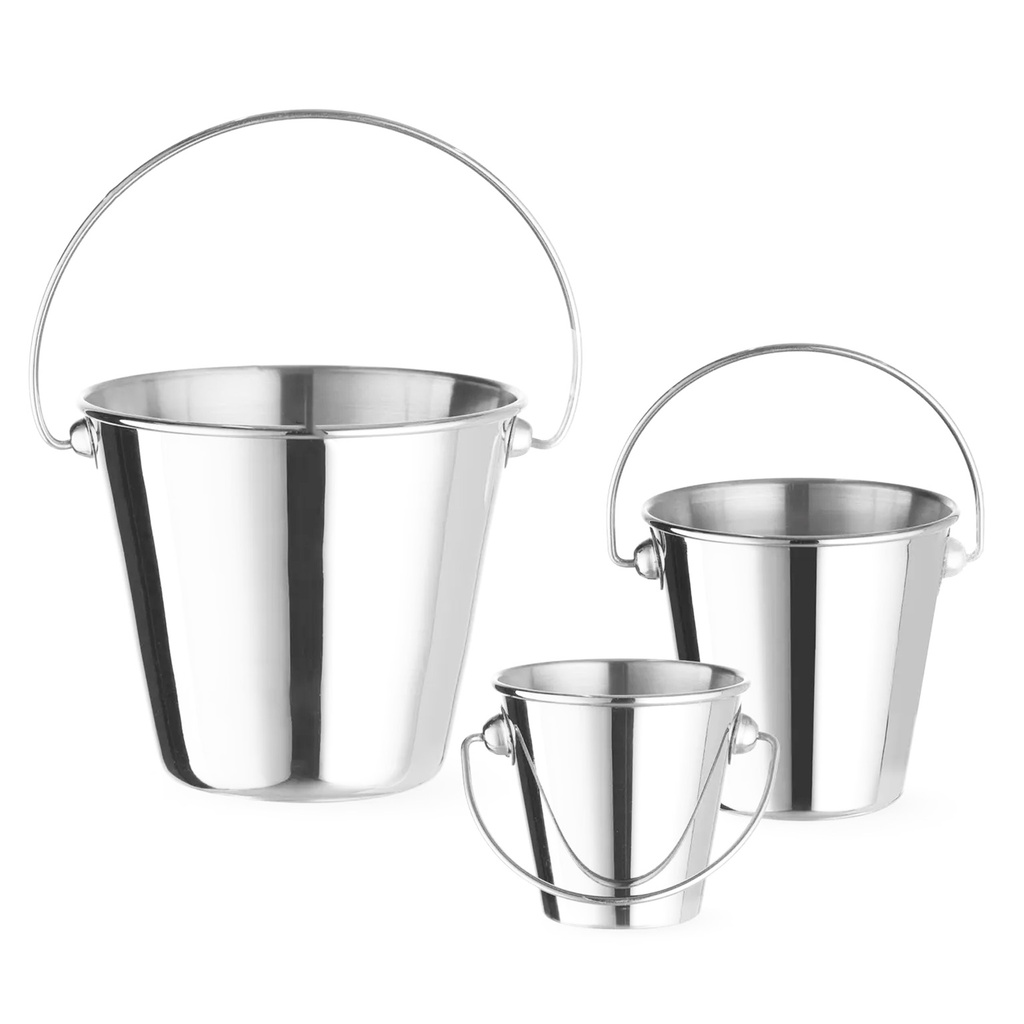 425732 Seau Inox (Anse incl.) Hendi 130 x 110 mm