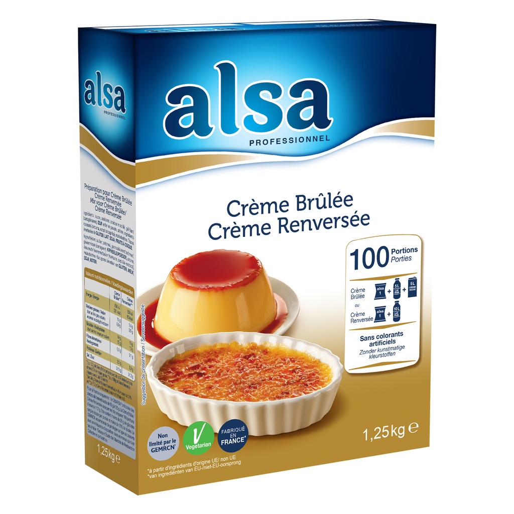 Crème Brûlée & Crème Renversée ALSA Dr. Oetker 1,25 kg