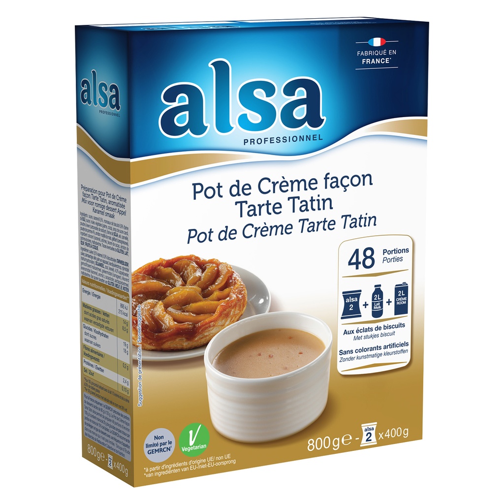 Pot de Crème Tarte Tatin ALSA Dr. Oetker 800 gr