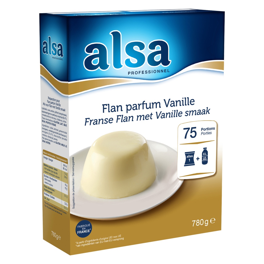 Flan Vanille ALSA Dr. Oetker 780 gr