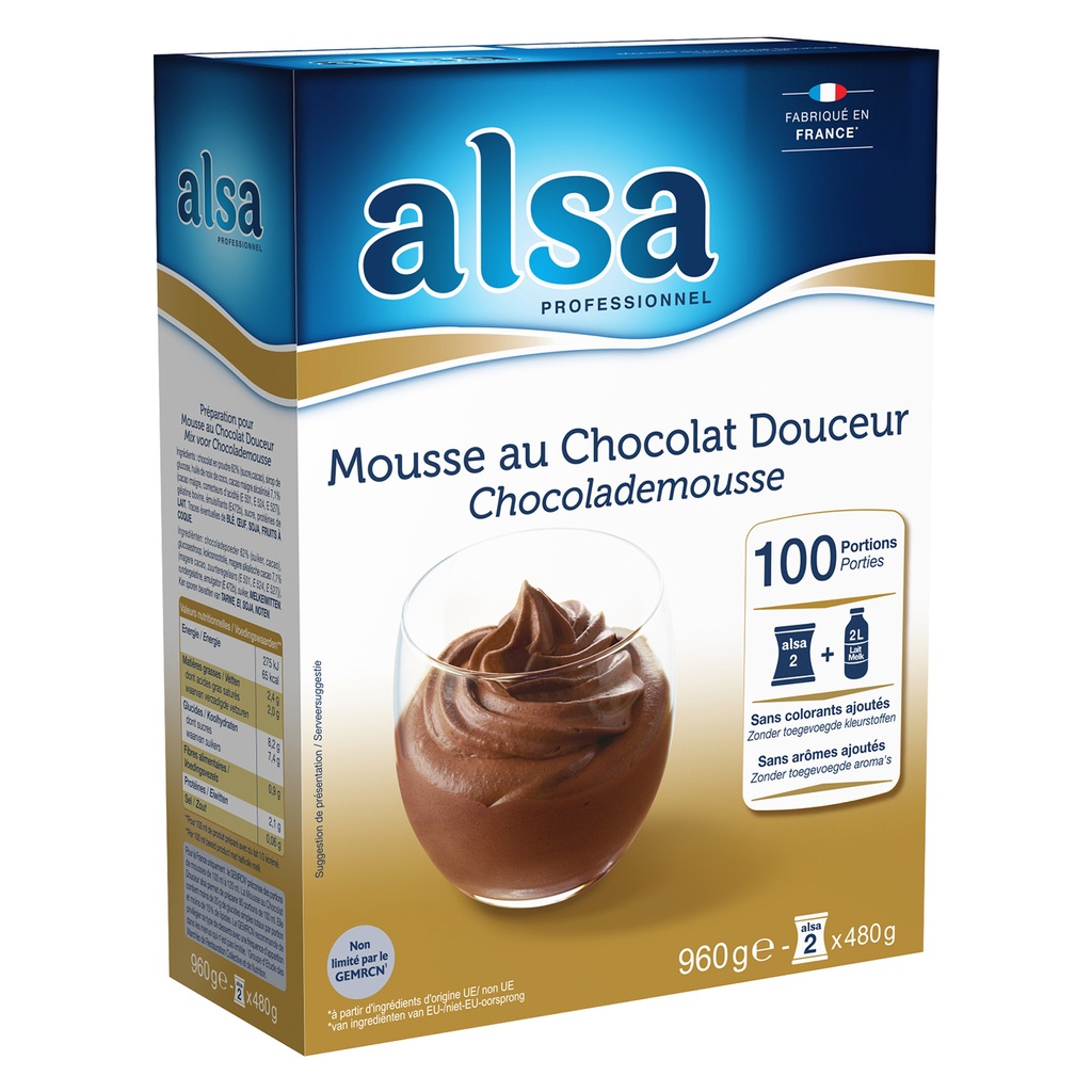 Mousse Chocolade Douceur ALSA Dr. Oetker 960 gr