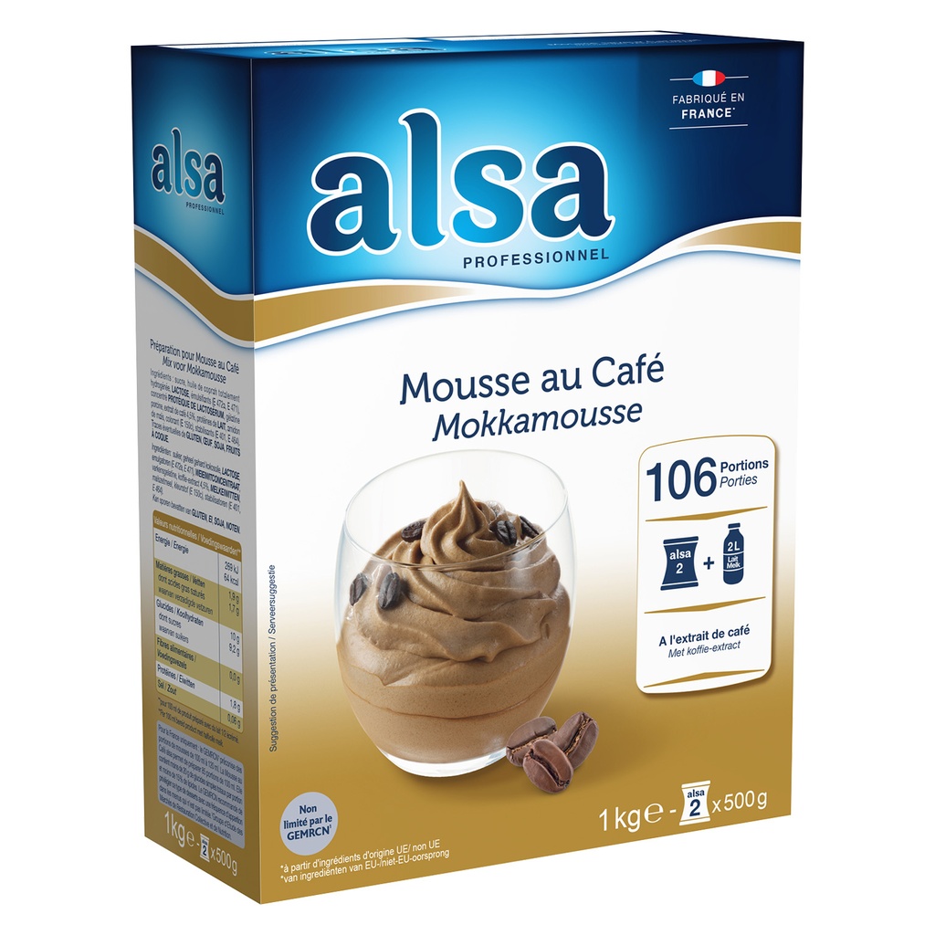 Mousse Mokka ALSA Dr. Oetker 1 kg