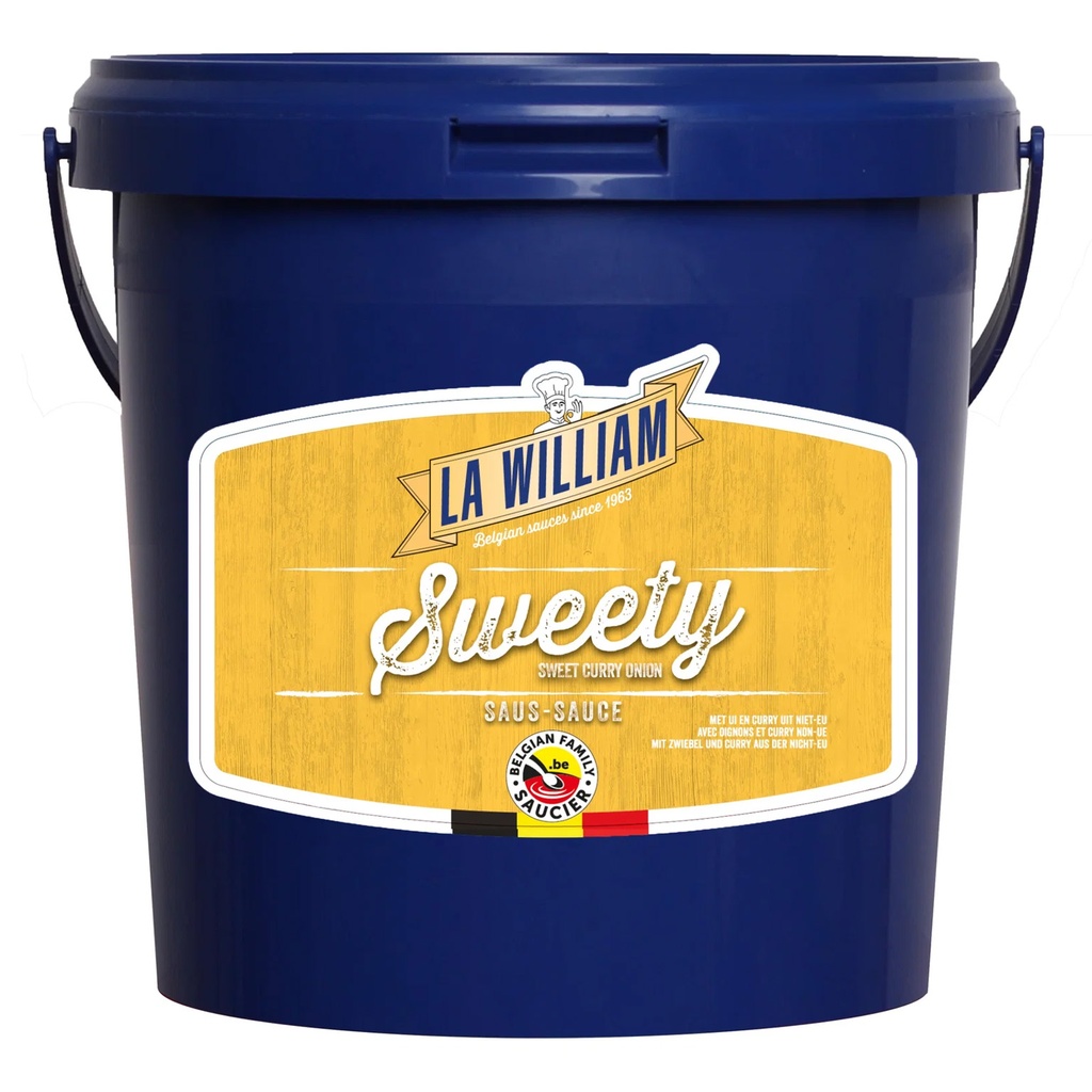Sweety (Sweet Curry Onion) Sauce La William Seau 3 L