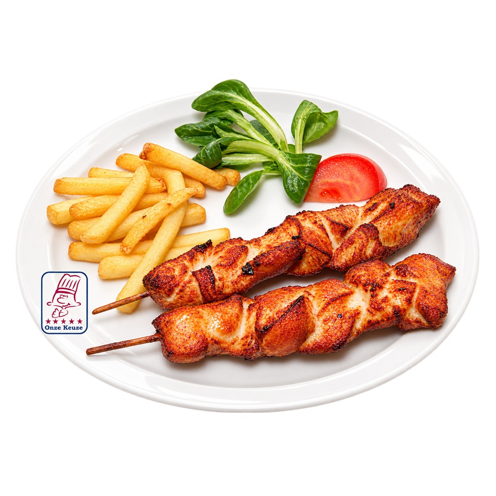 Brochette De Filet De Poulet Précuite 100 gr Halal Rucofoods 4 x 2,5 kg