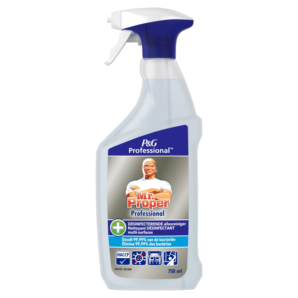 Spray Nettoyant Multi-Usages Désinfectant Mr Proper 750 ml
