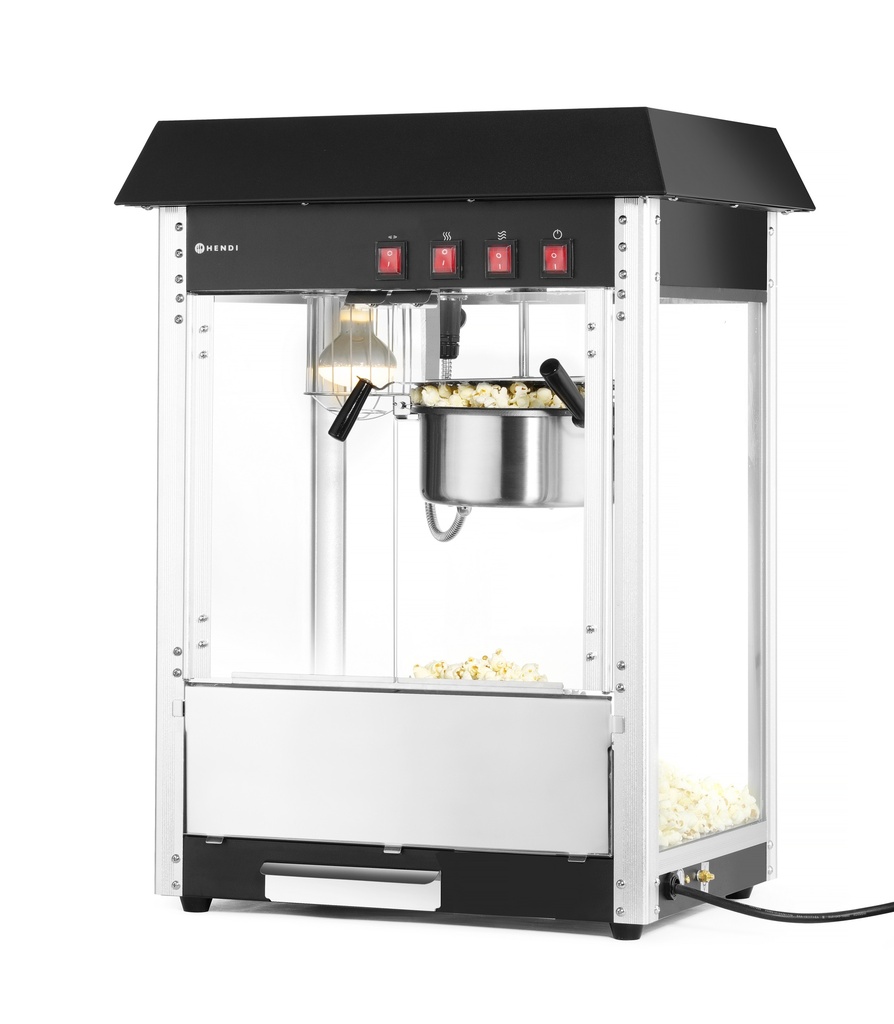 282762 Machine à Pop-corn Noire 48 L 230 V 1155 W Hendi