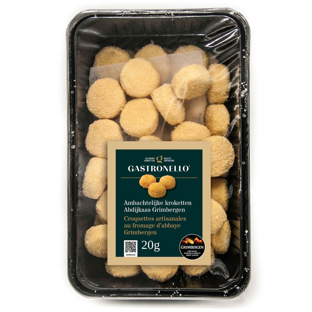 Croquette Artisanales Fromage D Abbaye grimbergen Gastronello 60 x 20 gr