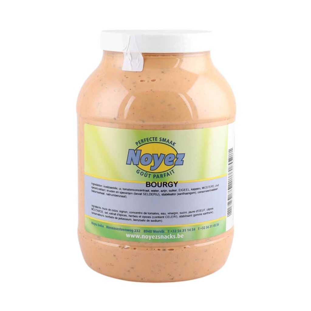 Sauce Bourgy Burger Noyez Pet 3 L
