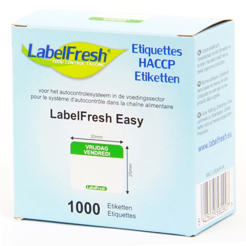 Labelfresh Easy Vendredi 1000 pcs