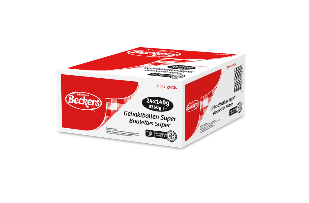 Boulettes Super Beckers 24 (21+ 3) x 140 gr