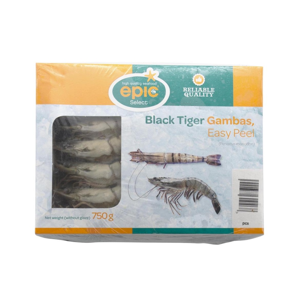 Crevettes Black Tiger Epic 13/15 pcs 800 gr