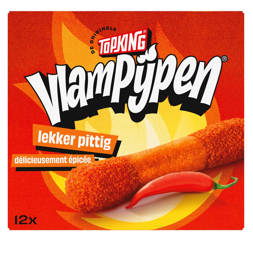 Pipes De Flammes Topking 12 x 100 gr