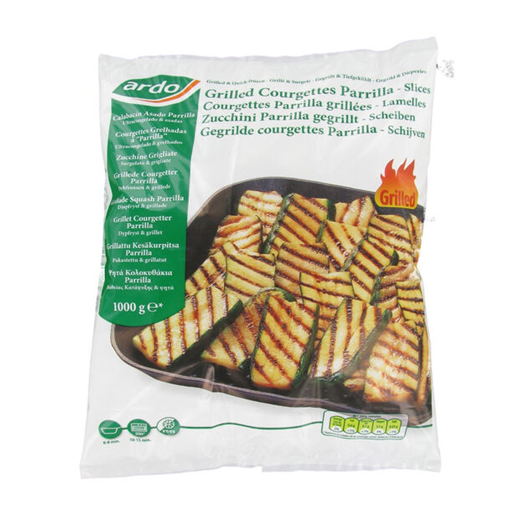 Courgetttes grilles Ardo 1 kg