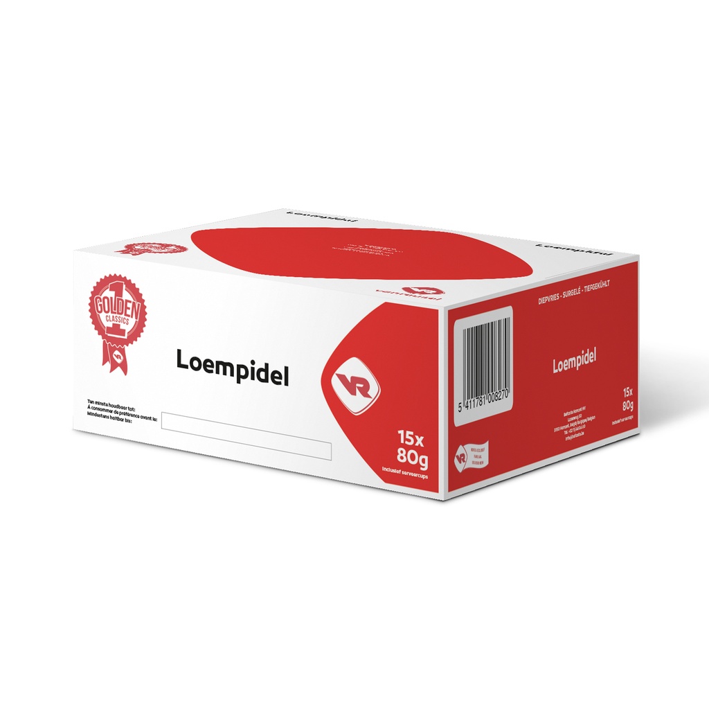 Loempidel Vanreusel 15 x 80 gr + Barquettes 