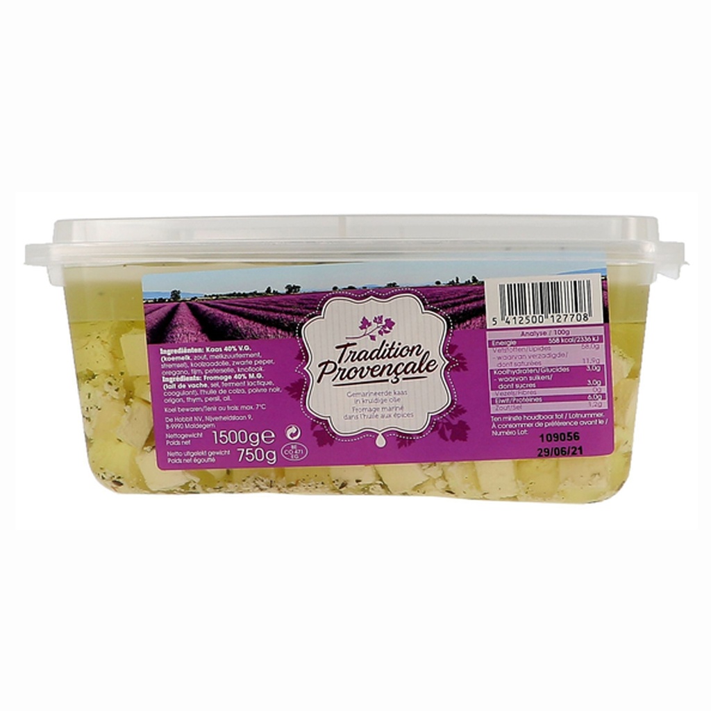 Dés de Feta Barquette 1,5 kg