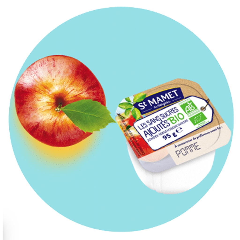 Compote Pomme 120 x 100 gr