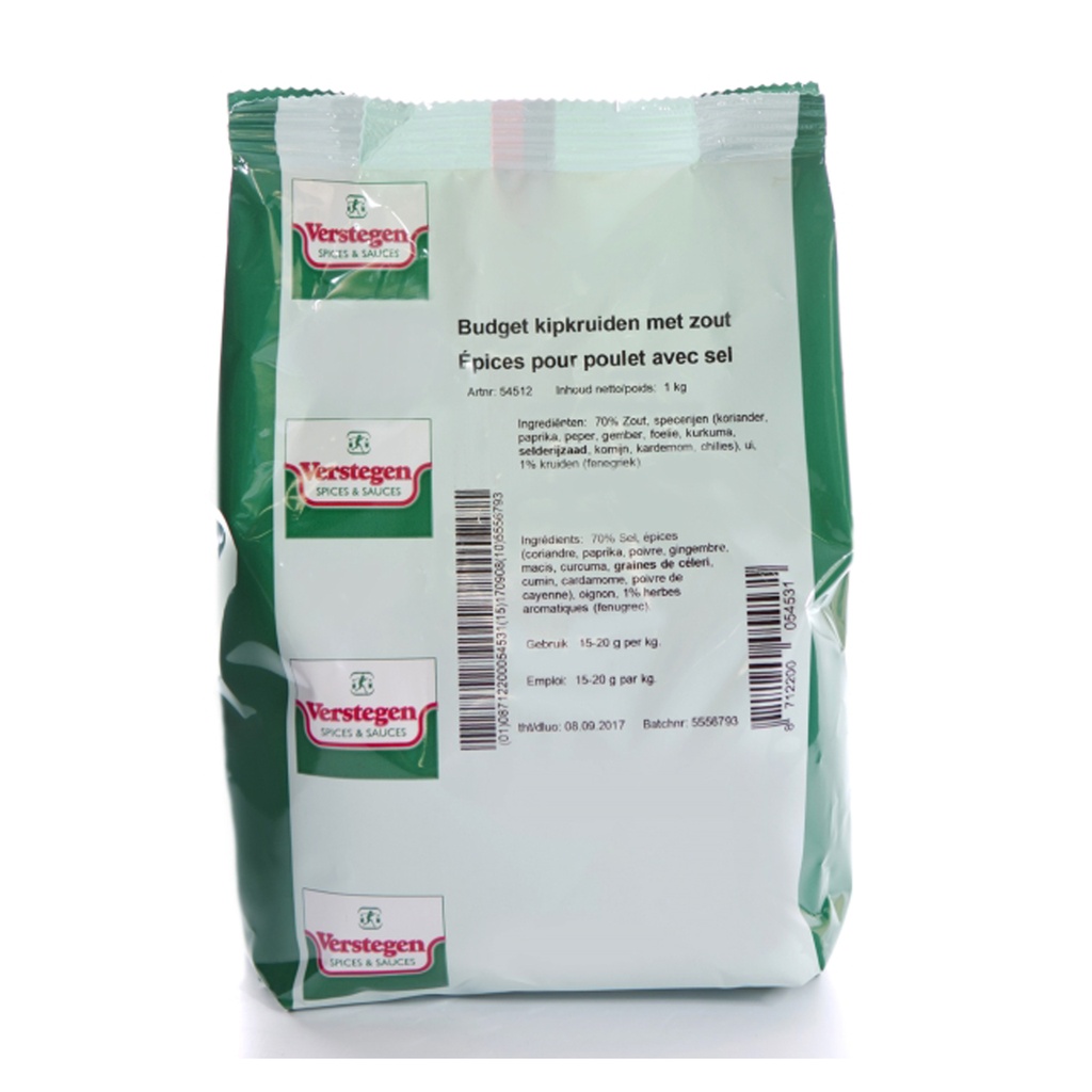 Budget Epices Poulet Avec Sel Verstegen 1 kg