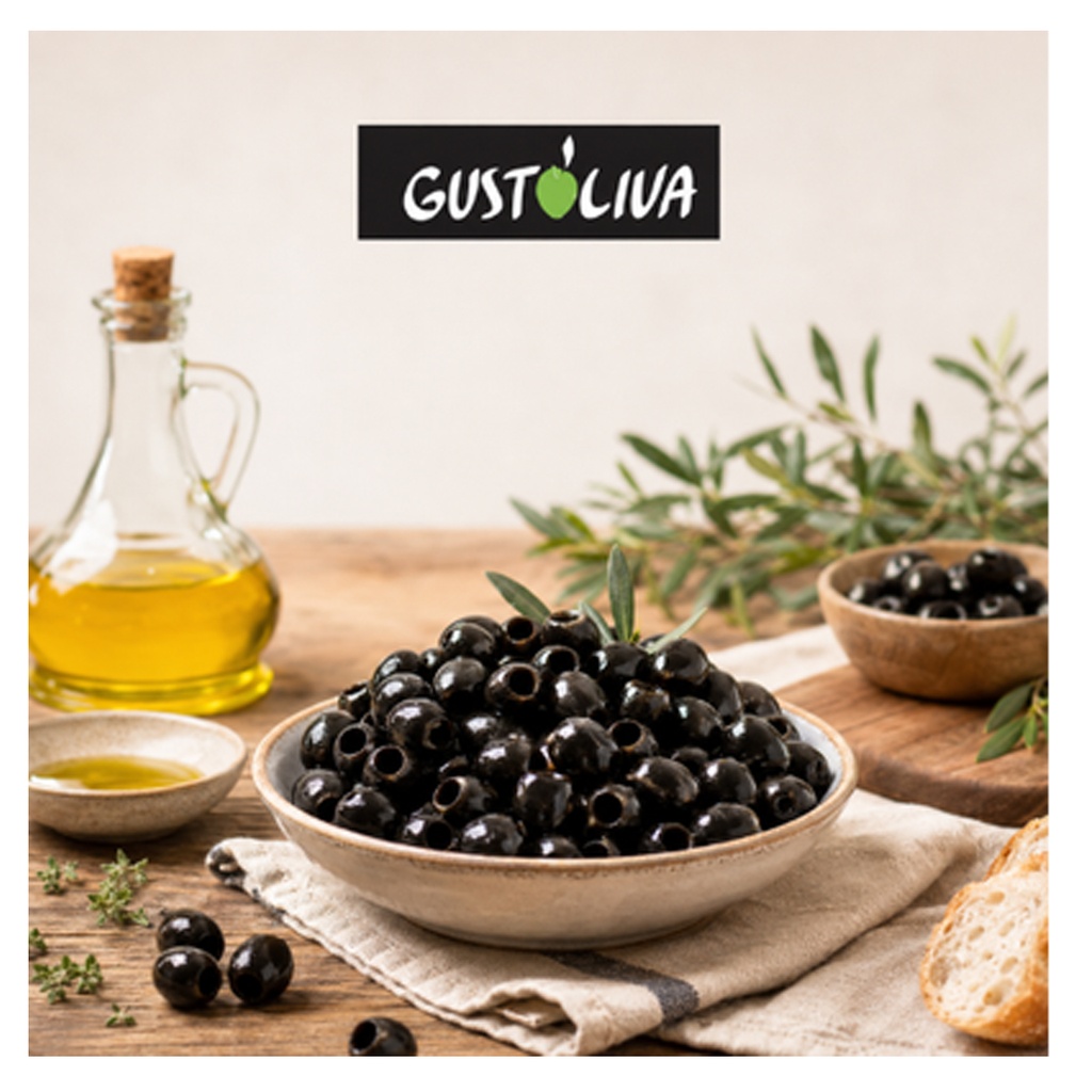 Olives Noires Denoyautees Gustoliva 720 gr