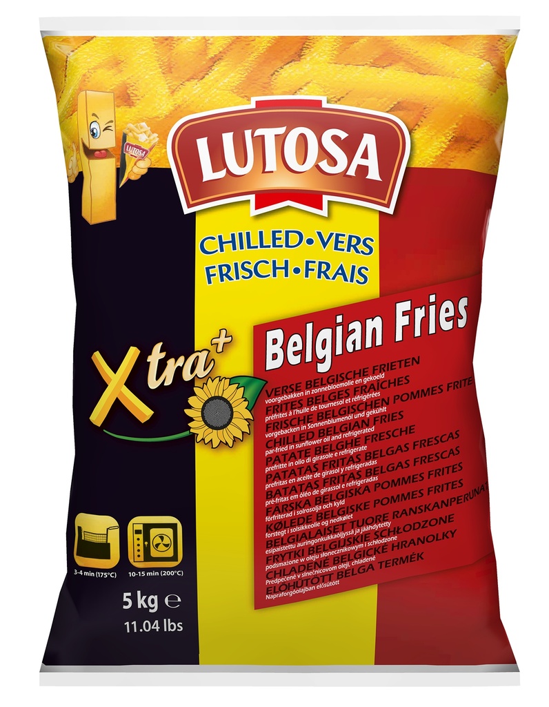 Frites 10 mm Foodservice Lutosa 4 x 2,5 kg