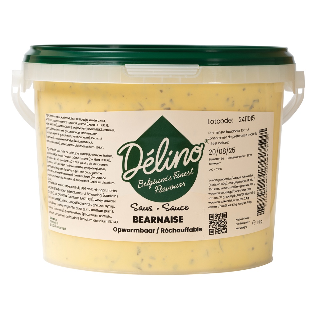 Béarnaise (chaude) Delino Pet 3 L