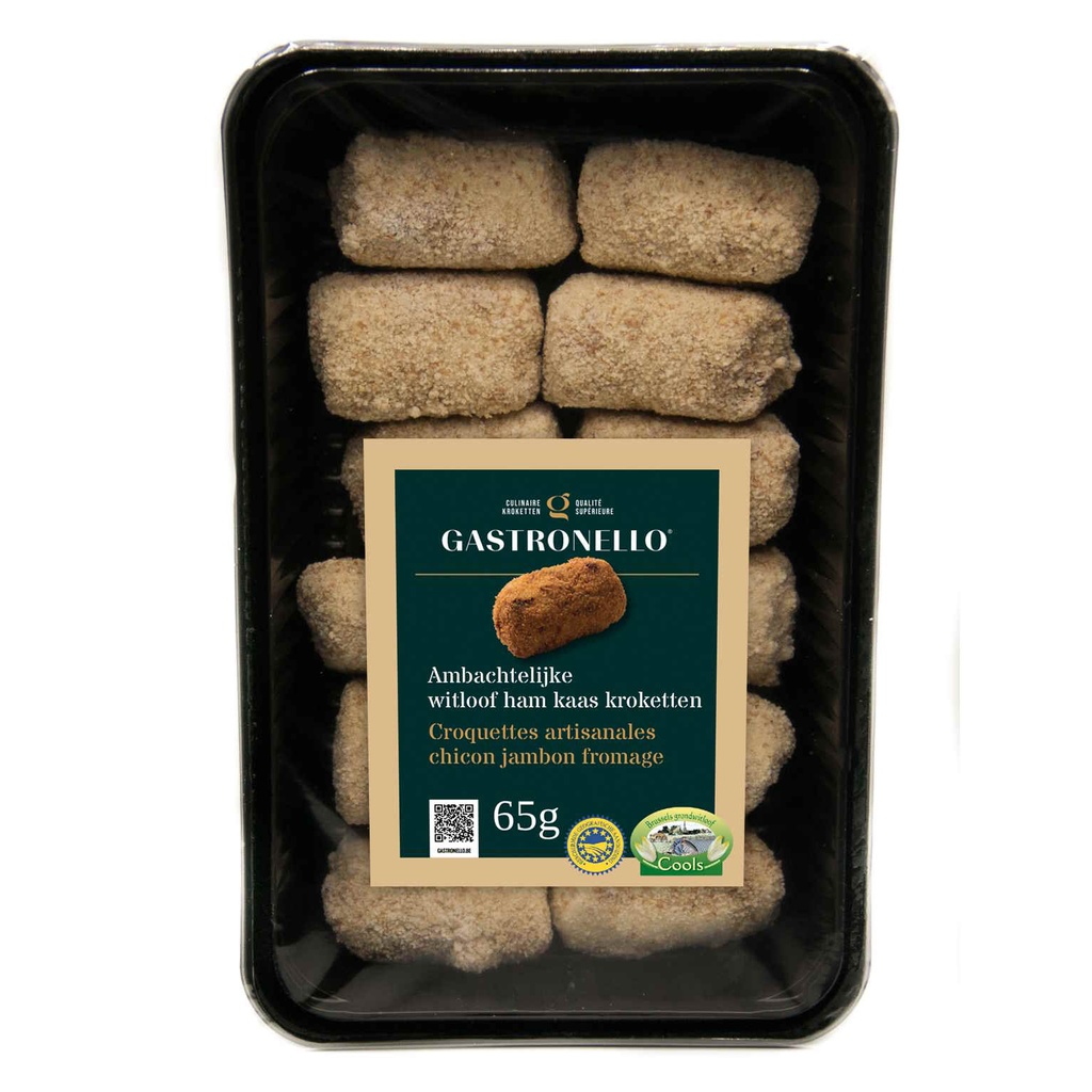 Croquette Chicon/Jambon/Fromage Gastronello 12 x 65 gr