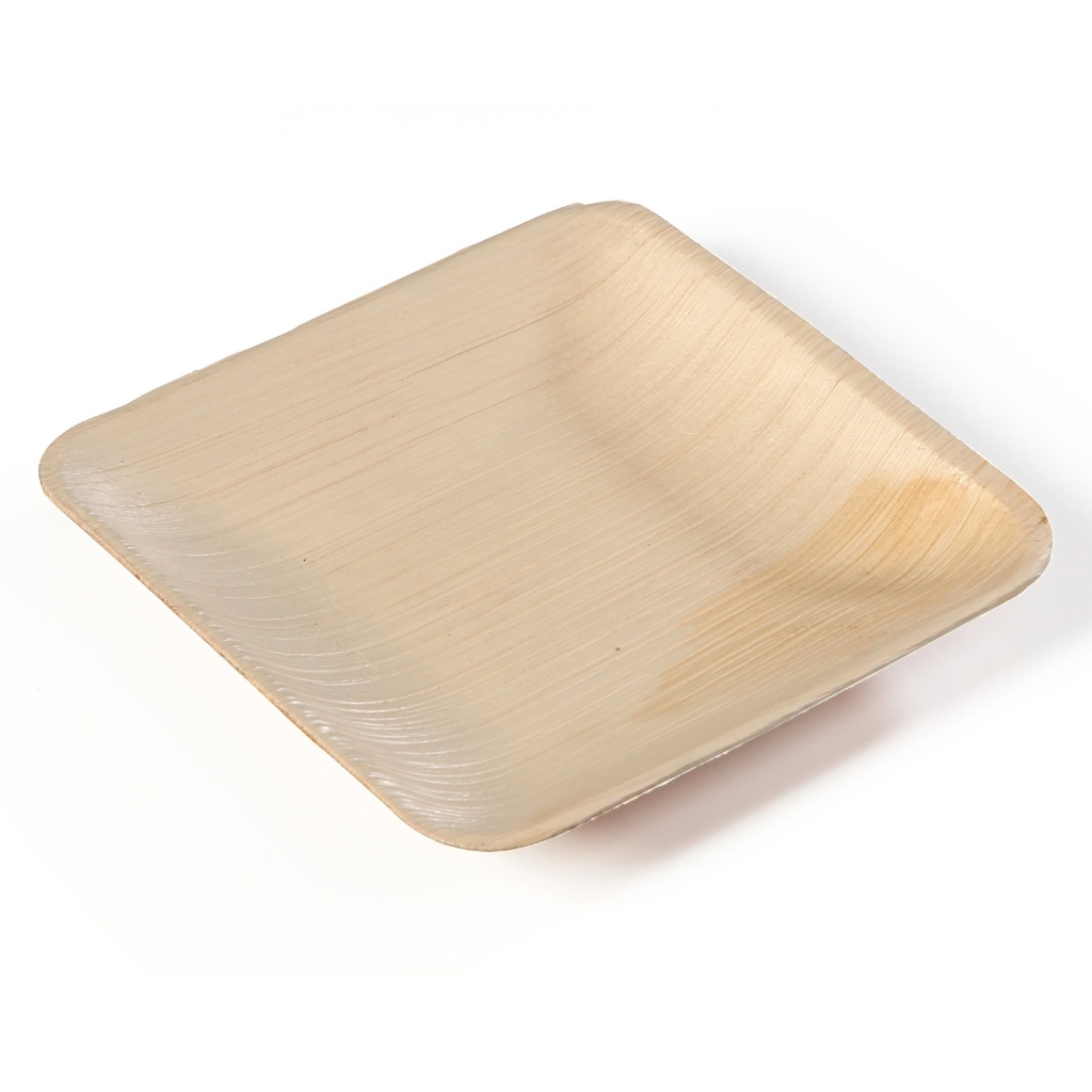 Assiette Palme carré Sier 250 x 250 mm - 20 pcs