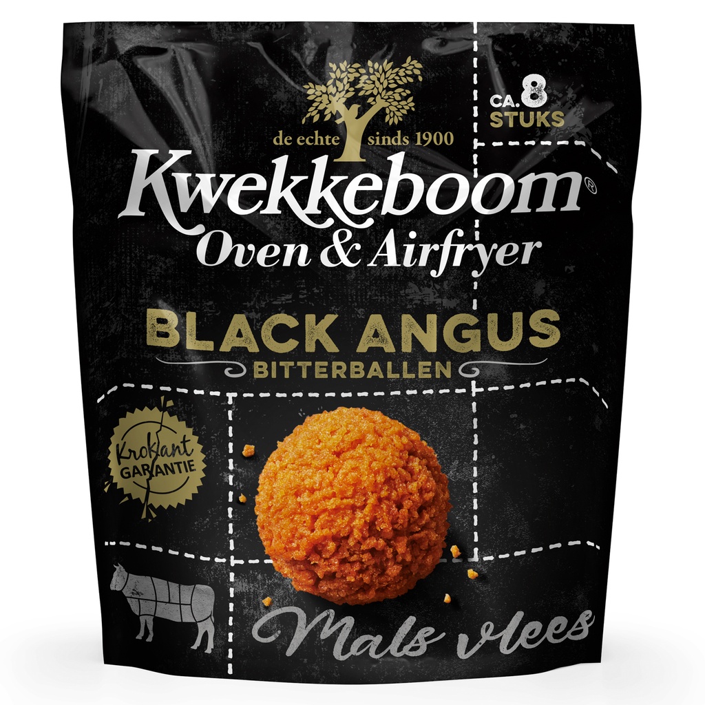 Four Black Angus Boule Apero Kwekkeboom 8 x 30 gr