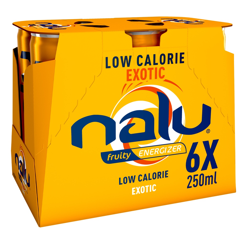 Nalu Exotic (Orange : orange/pomme/kiwi/mangue) Canette 4 x 6 x 25 cl