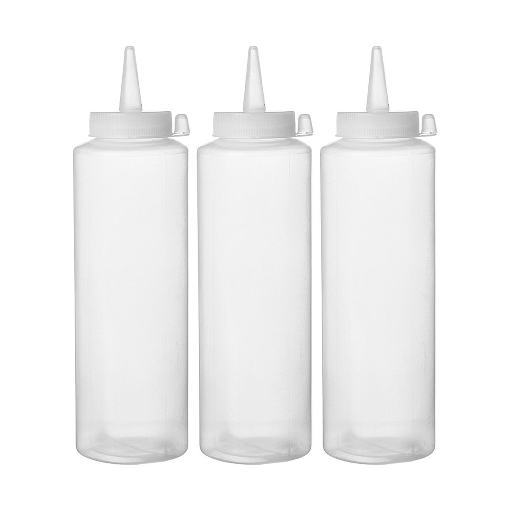 557952 Flacon Doseur Transparent 3 x 70 cl Hendi