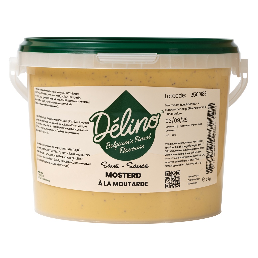 Moutarde (Chaud) Delino 3 L