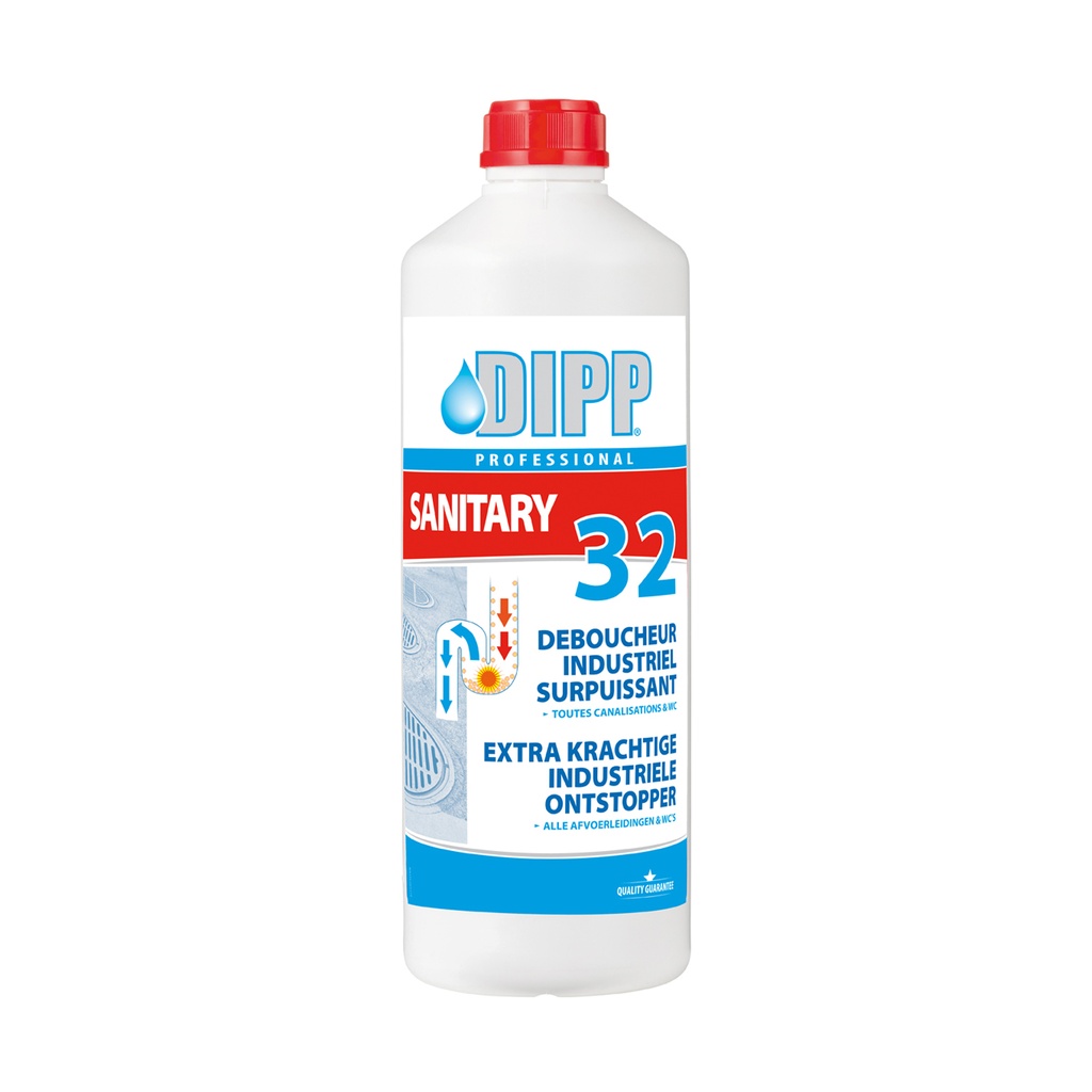 Deboucheur Industriel Surpuissant Dipp (32) 1 L